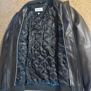 (Brand New) Calvin Klein Leather Jacket